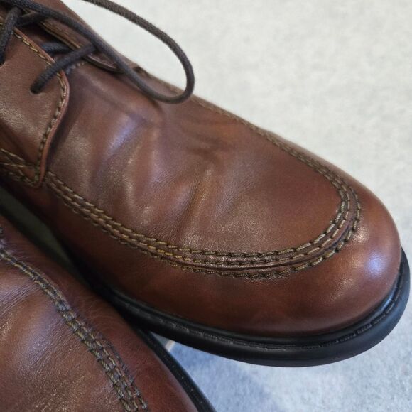 ? Clarks Coulson Leather Oxfords Mens Size 11.5 Walking Loafers. Brown Like New main image 9